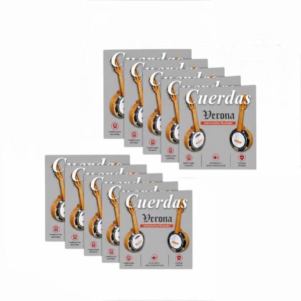 Pack 10 Cuerdas Primeras Sueltas Banjo