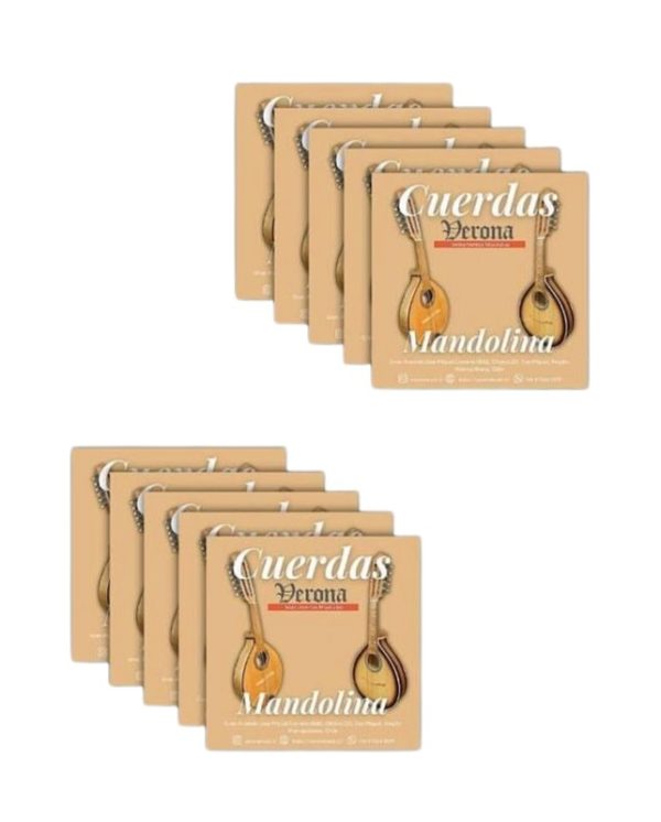 Pack 10 Cuerdas Cuartas Sueltas Mandolina Pack 10 Cuerdas Cuartas Sueltas Mandolina