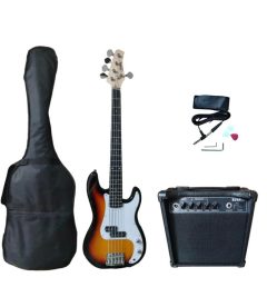 Bajo pack 5 cuerdas con amplificador 15W sunburst SB-EBS150