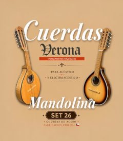 Encordado Verona para Mandolina de 12 Cuerdas