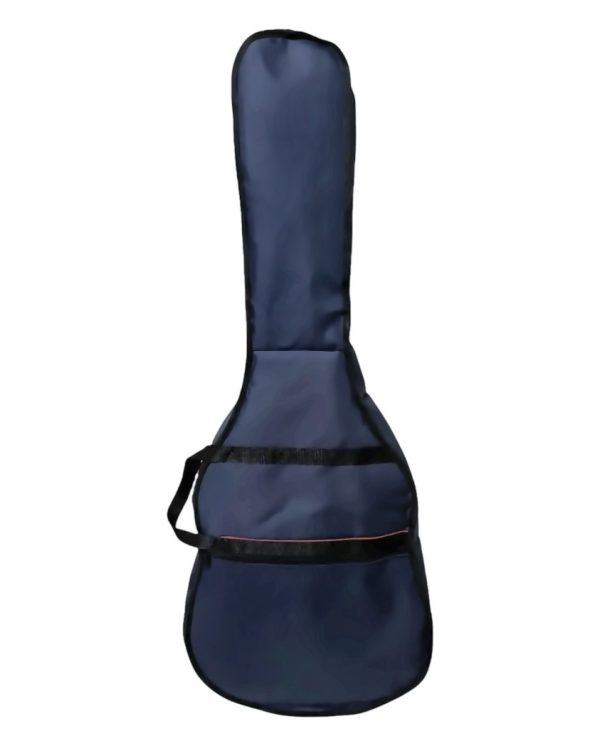 funda-guitarra-azul-frontal_1 Funda Guitarra Clásica Tipo Mochila Acolchada