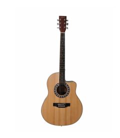 Guitarra electroacústica de fibra 6 cuerdas con funda AF029CE-6
