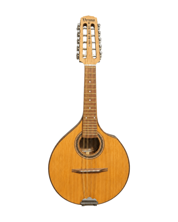 mandolina-natural-frontal Mandolina 10 cuerdas Verona Cutaway Acústica – vista 2