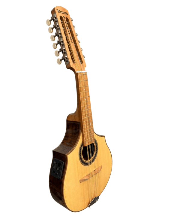 mandolina-perspectiva Mandolina 12 cuerdas Verona Doble Cutaway Electroacústica – vista 2