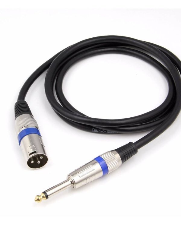 Cable Para Micrófono XLR Hembra - Plug 6.3mm 6mts – vista 2