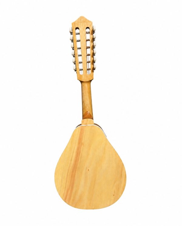 mandolina-12-cuerdas-verona-perita-natural-trasera Mandolina 12 cuerdas electroacústica Verona Perita Natural, fondo de raulí