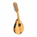 Mandolina 12 cuerdas electroacústica Verona Perita Natural, vista lateral con cápsula Joyo