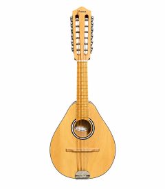 Mandolina 12 cuerdas acústica Verona Perita acabado natural, vista frontal