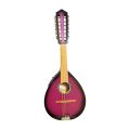 Mandolina 12 cuerdas Verona Electroacústica Sunburst Burdeo – vista lateral